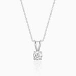 GIVA 925 Silver Anushka Sharma Silver Zircon Pendant with Link Chain| Necklace to Gift Women & Girls | With Certificate of Authenticity and 925 Stamp | 6 Months Warranty