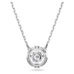 Swarovski Women Sparkling Dance Necklace, Round Cut, White, Rhodium Plated - Fast Shipping to USA & Canada - Image 5