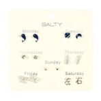 SALTY Dream Weekly Earrings Combo (7 Pairs) - Fast Shipping to USA & Canada - Image 4