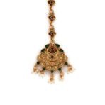 Sasitrends Traditional Gold Plated Temple Designer Maang Tikka for Women and Girls - Fast Shipping to USA & Canada - Image 5