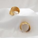 Shining Diva Fashion Latest Stylish Gold Plated Earrings for Women and Girls (16617er) - Fast Shipping to USA & Canada - Image 6