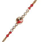 ACCESSHER Religious Ganesha Rakhi with Pooja Thali & Card - Fast Shipping to USA & Canada - Image 4