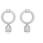 Swarovski Attract Circle Pierced Earrings - Fast Shipping to USA & Canada - Image 2