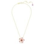 SWAROVSKI Womens Idyllia Pendant, Flower, Small, Pink, Gold-Tone Plated - Fast Shipping to USA & Canada - Image 3