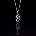 Fashion Frill Cute Silver Chain Pendant For Women Girls Butterfly Leaf Designs Silver Plated Pendant Necklace For Women Girls Jewellery Combo Set Gift For Sister - Fast Shipping to USA & Canada - Image 3