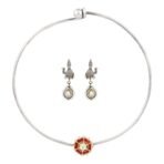 NAITRI | Handcrafted Elegant Necklace Set with Earrings - Fast Shipping to USA & Canada - Image 2