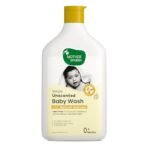 Mother Sparsh Simply Unscented Baby Wash With Natural Oatmeal- 400ml | Fragrance Free Baby Body Wash | Tear Free Formula for Newborn's Sensitive Skin - Fast Shipping to USA & Canada - Image 2
