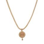 Sasitrends Stunning Micro Gold Plated Designer Pendant Chain Necklace - Fast Shipping to USA & Canada - Image 2