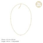 GIVA 925 Anushka Sharma Golden Star Constellation Necklace |Necklace to Gifts for Women & Girls | With Certificate of Authenticity and 925 Stamp | 6 Months Warranty - Image 6