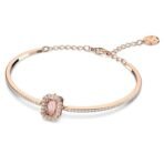Swarovski Una bangle, Octagon cut, Pav?, Pink, Rose gold-tone plated - Fast Shipping to USA & Canada - Image 3