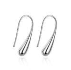 Nilu's Collection Trendy Water Drop Stud Earrings for Girls and Women (Rose Gold) - Fast Shipping to USA & Canada - Image 2