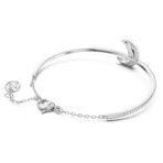 Swarovski Sublima bangle, Moon, White, Rhodium plated - Fast Shipping to USA & Canada - Image 5