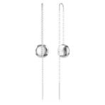 Swarovski Women's Sublima Drop Earrings, White, Rhodium Plated - Fast Shipping to USA & Canada - Image 5