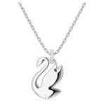 Swarovski Iconic Swan pendant, Swan, Blue, Rhodium plated - Fast Shipping to USA & Canada - Image 5