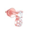 GIVA 925 Silver Rose Gold Zirconia Elegance Earrings| studs to Gift Women & Girls | With Certificate of Authenticity and 925 Stamp | 6 Months Warranty* - Image 3
