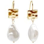Peora Pearl Studded Gold Plated Drop Earrings Fashion Stylish Jewellry Gift For Girls & Women (PX9E60) - Valentines Gift for Her - Fast Shipping to USA & Canada - Image 2