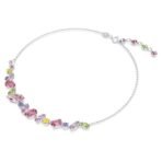 Swarovski Women Gema Necklace, Mixed Cuts, Multicolored, Rhodium Plated - Fast Shipping to USA & Canada - Image 3