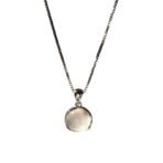 SALTY Alpha Moon Stone Healing Stainless Steel Locket Necklace for Men - Fast Shipping to USA & Canada