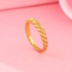 Estele Gold Plated American Diamond Ring for Women - Fast Shipping to USA & Canada - Image 4