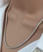 VAMA FASHIONS Classic Trendy Stylish Stainless Steel Silver Neck Necklace Chains for Men Boys - Fast Shipping to USA & Canada - Image 3