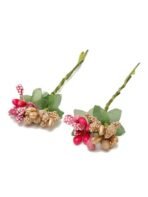 YouBella Jewellery Gifts Stylish Latest Artificial Flower for Hair Veni Gajra Brooch Bridal Accessories for Girls and Women (YBHAIR_41751) - Fast Shipping to USA & Canada - Image 7