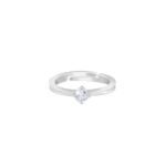 GIVA 925 Silver Zircon Love Ring | Gifts for Women & Girls