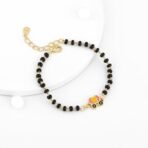 GIVA 925 Silver 18k Gold Plated Rose Gold Infact Bracelet | Adjustable| Gifts for Kids & Babies - Image 4