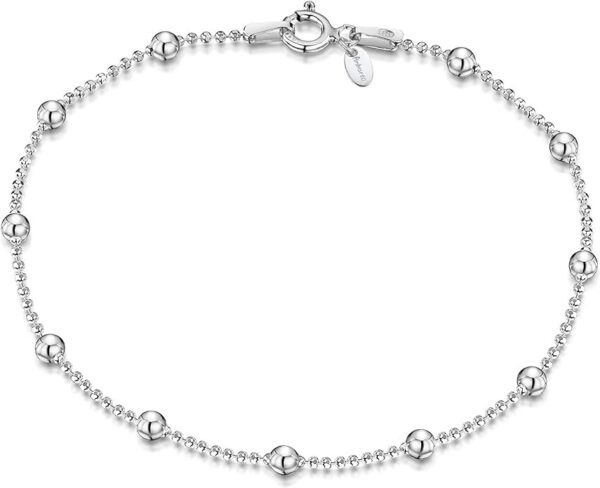 HighSpark 925 Silver Snake Ball Bracelet - Fast Shipping to USA & Canada