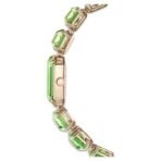 Swarovski Millenia Watch, Octagon Cut Bracelet, Green, Champagne Gold-Tone Finish - Fast Shipping to USA & Canada - Image 5