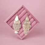 SALTY Anti Tarnish Nightclub Exaggerated Tassel Drop Earrings Set for Women | Stylish Fashion Jewellery | Accessories for Girls | Minimal Jewelry | Ideal for Gifting - Fast Shipping to USA & Canada - Image 6