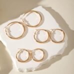 Shining Diva Fashion Latest Stylish Set of 3 Earrings for Women and Girls (16619er) - Fast Shipping to USA & Canada - Image 6