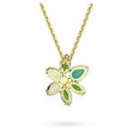 SWAROVSKI Womens Gema Pendant, Mixed Cuts, Flower, Green, Gold-Tone Plated - Fast Shipping to USA & Canada - Image 5
