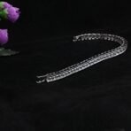 Ananth Jewels Swarovski Zircon Solitaire Pure Brilliance Princess Cut Radiant Bracelet for Women 7 " - Fast Shipping to USA & Canada - Image 7