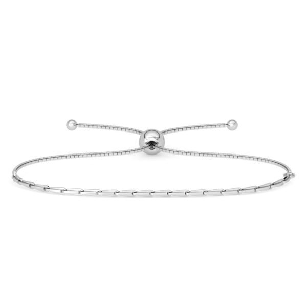 Clara 925 Pure Silver Chimta chain Bracelet | Adjustable, Anti Tarnish | Gifts for Women and Girls - Fast Shipping to USA & Canada