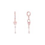 GIVA 925 Silver Rose Gold Plated Shining Butterfly Earrings Pendant with Link Chain | Gifts for Women & Girls