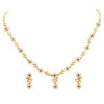 Sasitrends American Diamond AD/CZ Zircon Fashion Jewellery Set Necklace with Earrings for Women - Fast Shipping to USA & Canada - Image 2