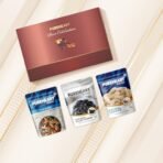 PUREHEART Rakhi Gift Hamper- Natural Cashews, Fruit & Nut Nutmix and Black Raisins (80g, each) with Floral Rakhi for Brother, Gift Card, Pooja Rice, Kumkum - Dry Fruits Gift for Rakshabandhan - Fast Shipping to USA & Canada - Image 4