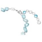 Swarovski Gema bracelet, Mixed cuts, Blue, Rhodium plated - Fast Shipping to USA & Canada - Image 4