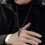 SALTY Alpha Coiller Stainless Steel Locket Necklace for Men - Fast Shipping to USA & Canada - Image 5