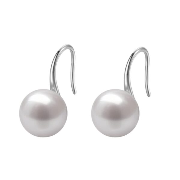 HIGHSPARK 925 Silver Stylish Pearl Earrings for Women - Fast Shipping to USA & Canada