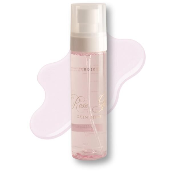 SUROSKIE Roses Glass Skin Mist | 2 in 1 Face Toner + Makeup Setting Spray | Enriched With Rose Water & Aloe Vera | Toner For Glowing & Hydrating Skin | All Skin Types | For Women - Fast Shipping to USA & Canada