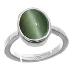 Clara Cat's Eye Lehsunia 4.8cts or 5.25ratti Stone Silver Adjustable Ring for Women - Fast Shipping to USA & Canada - Image 2