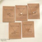 Shining Diva Fashion 5 Pcs Latest Stylish Crystal Heart Necklace Jewellery Set for Women Pendant Necklace Gifts for Girls (16475np) - Fast Shipping to USA & Canada - Image 5