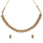 NAITRI | Handcrafted Traditional Necklace Set with Earrings - Fast Shipping to USA & Canada - Image 2