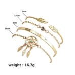 Shining Diva Fashion Latest Designs Multilayer Stylish Crystal Gold Plated Bracelet for Women and Girls - Fast Shipping to USA & Canada - Image 5