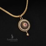 Sasitrends Stunning Micro Gold Plated Designer Pendant Chain Necklace - Fast Shipping to USA & Canada - Image 5