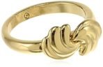 Estele 24Kt Gold Plated Butter Scoop Ring for Women - Fast Shipping to USA & Canada - Image 2
