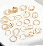 YouBella Fashion Jewellery Celebrity Inspired Combo of Latest Stylish Stackable Kunckle Rings Set for Women and Girls - Fast Shipping to USA & Canada - Image 3