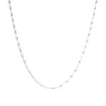 Clara 925 Sterling Silver Twisted Chain Necklace in 18 inches |Gift for Women and Girls| With Certificate of Authenticity and 925 Stamp - Fast Shipping to USA & Canada