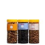 41 foods Dry fruits combo pack Black Raisins Almonds Walnuts | akhrot badam kismis (150GM X 3) 450 GM - Fast Shipping to USA & Canada